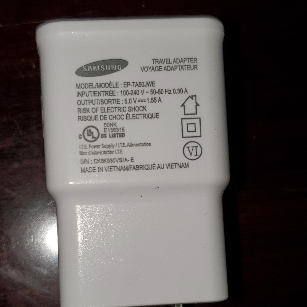 Original Samsung USB power brick
